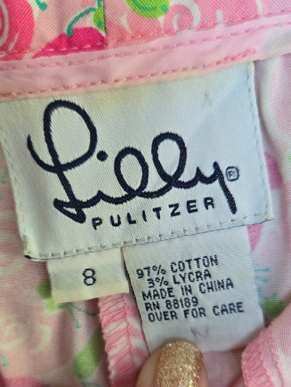 Lilly Pulitzer White Label Rolls Royce Snail Womens Capri Pants - Picture 2 of 4